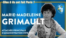 Elles & ils ont fait Paris 1 - Marie-Madeleine Grimault
