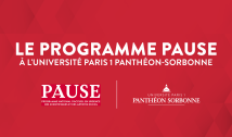 Le programme PAUSE à l'Université Paris 1 Panthéon-Sorbonne